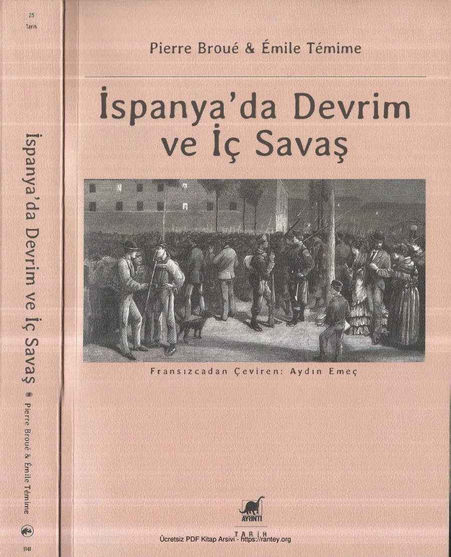 Temime İspanyada Devrim ve İç Savaş kapak görseli