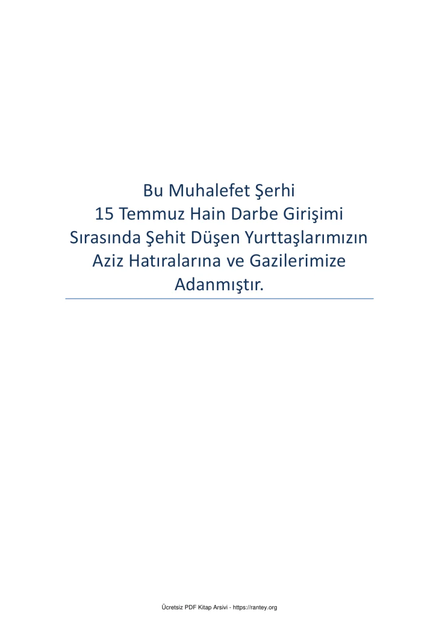 Temmuz Muhalefet Şerhi Dosyası kapak görseli
