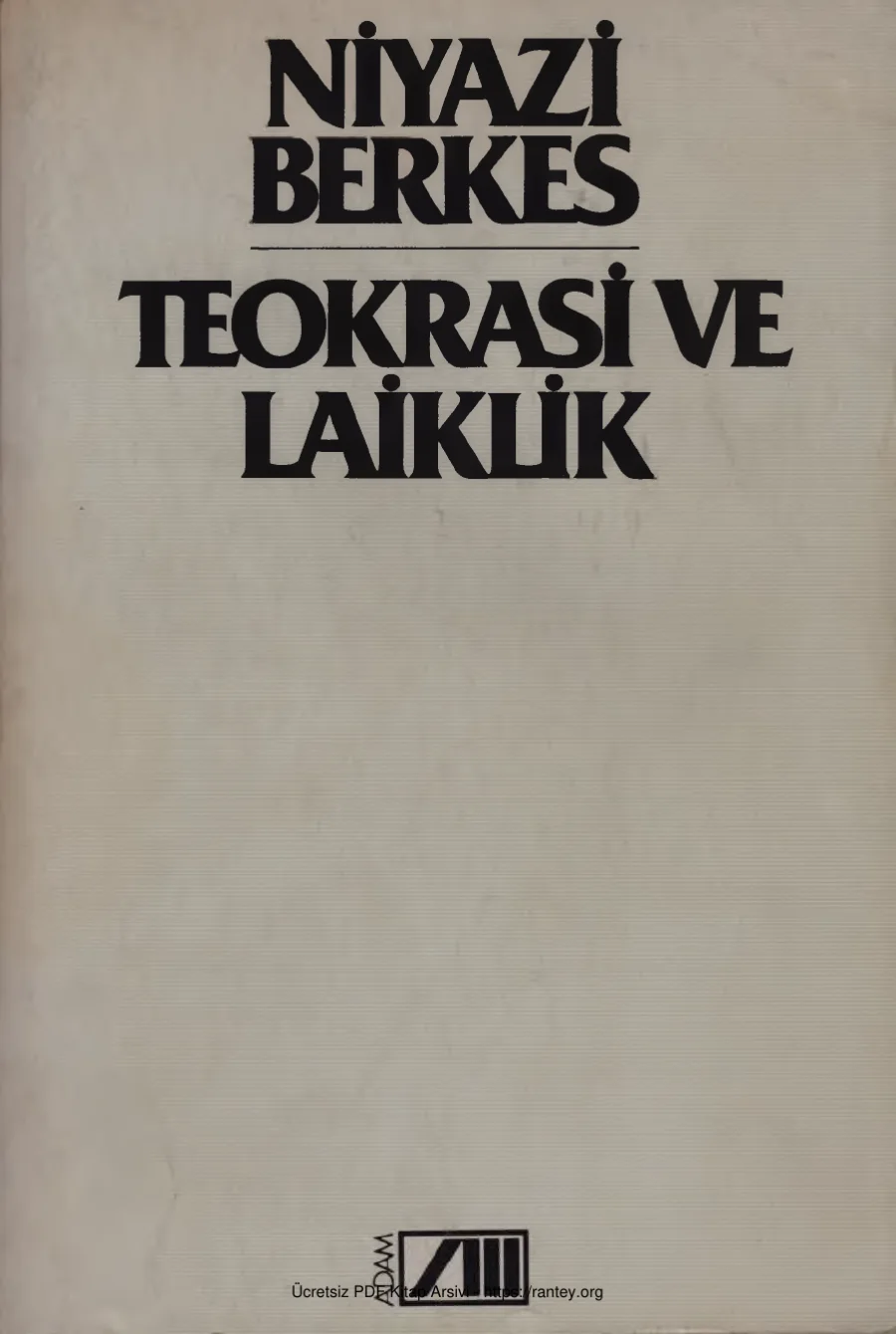 Teokrasi ve Laiklik kapak görseli
