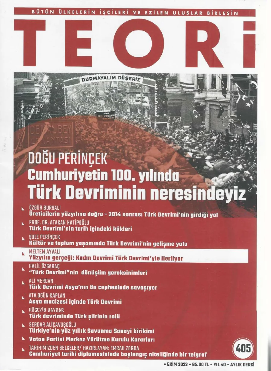 Teori Dergisi Sayı 405 kapak görseli