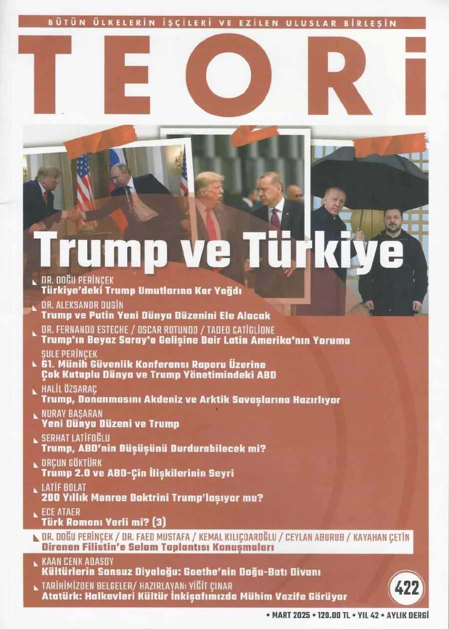 Teori Dergisi Sayı 422 - Mart 2025 kapak görseli
