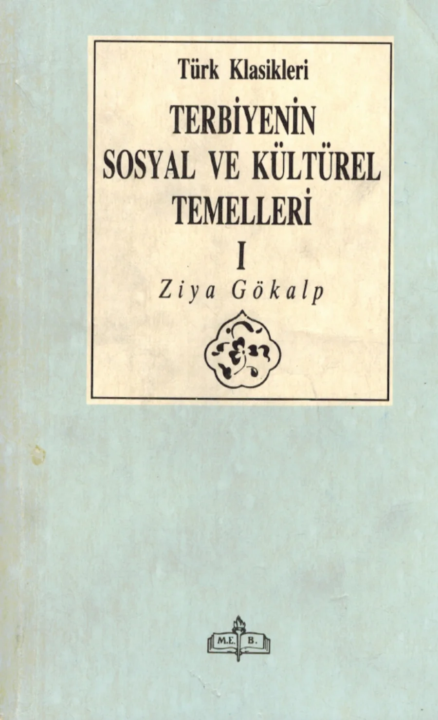 Terbiyenin Sosyal ve Kültürel Temelleri kapak görseli