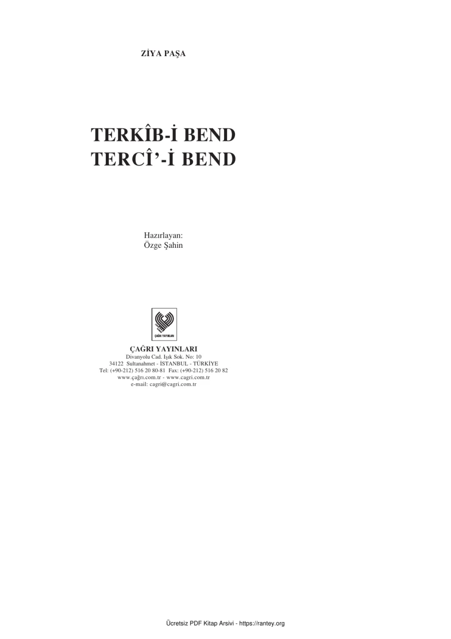 Terkb i Bend Terc i Bend kapak görseli