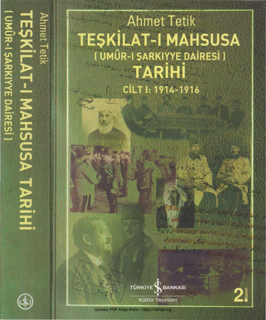 Teşkilat ı Mahsusa Tarihi Cilt I 1914 1916 kapak görseli