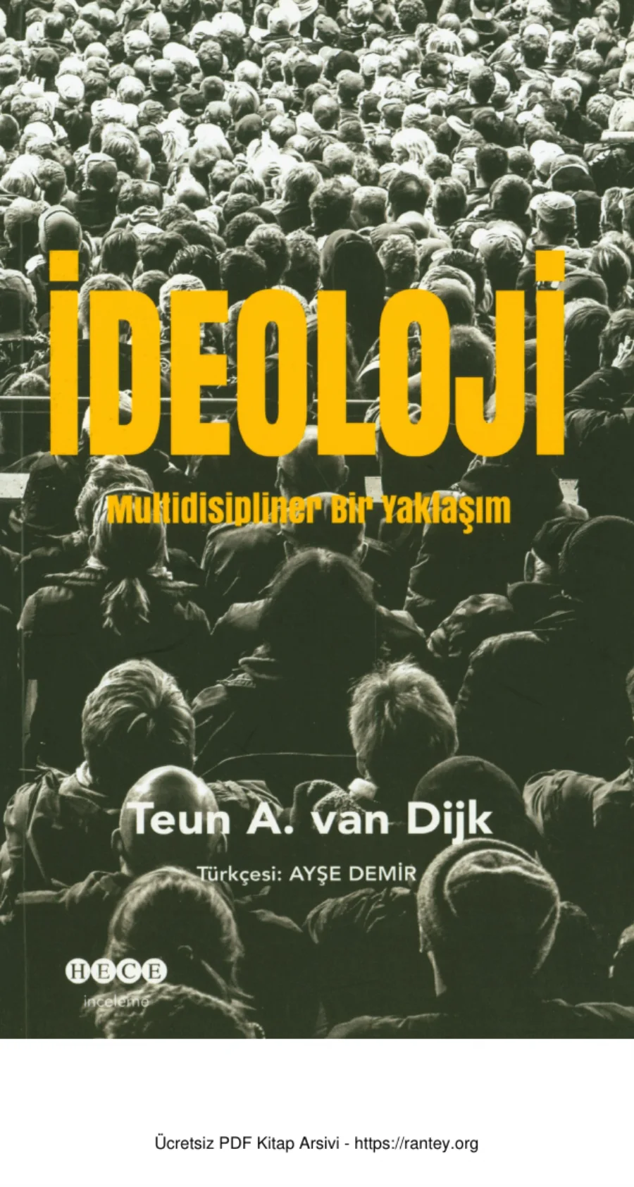 Teun A van Dijk İdeoloji kapak görseli