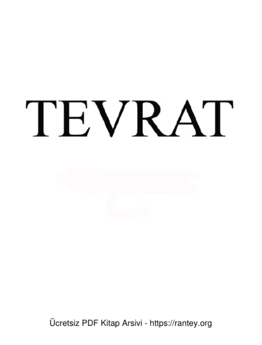 Tevrat kapak görseli