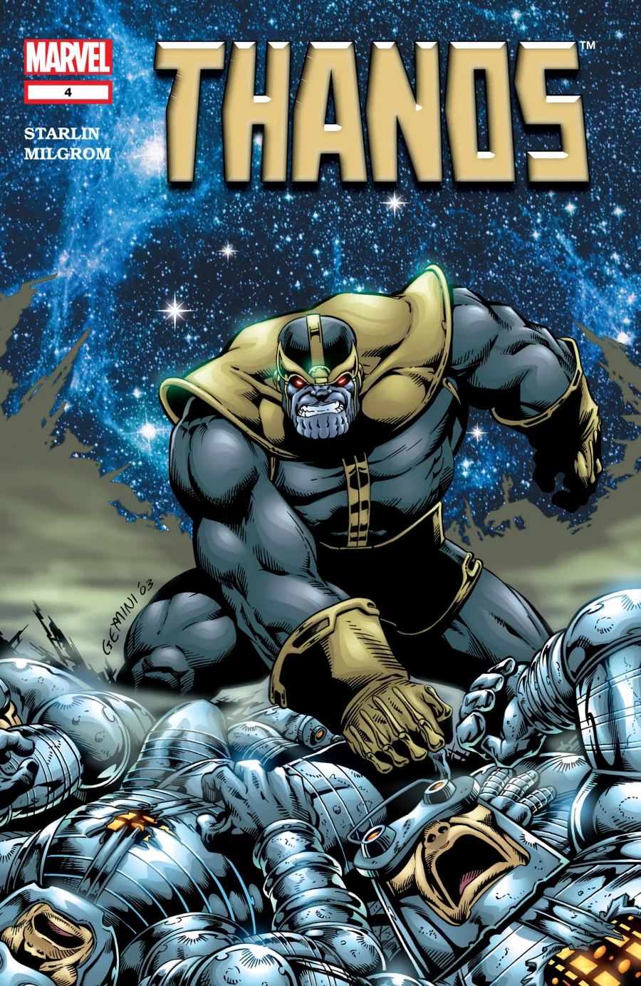 Thanos (2003) 4 kapak görseli