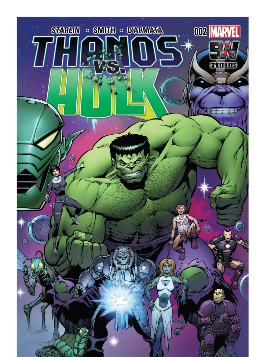 Thanos vs. Hulk 2 kapak görseli