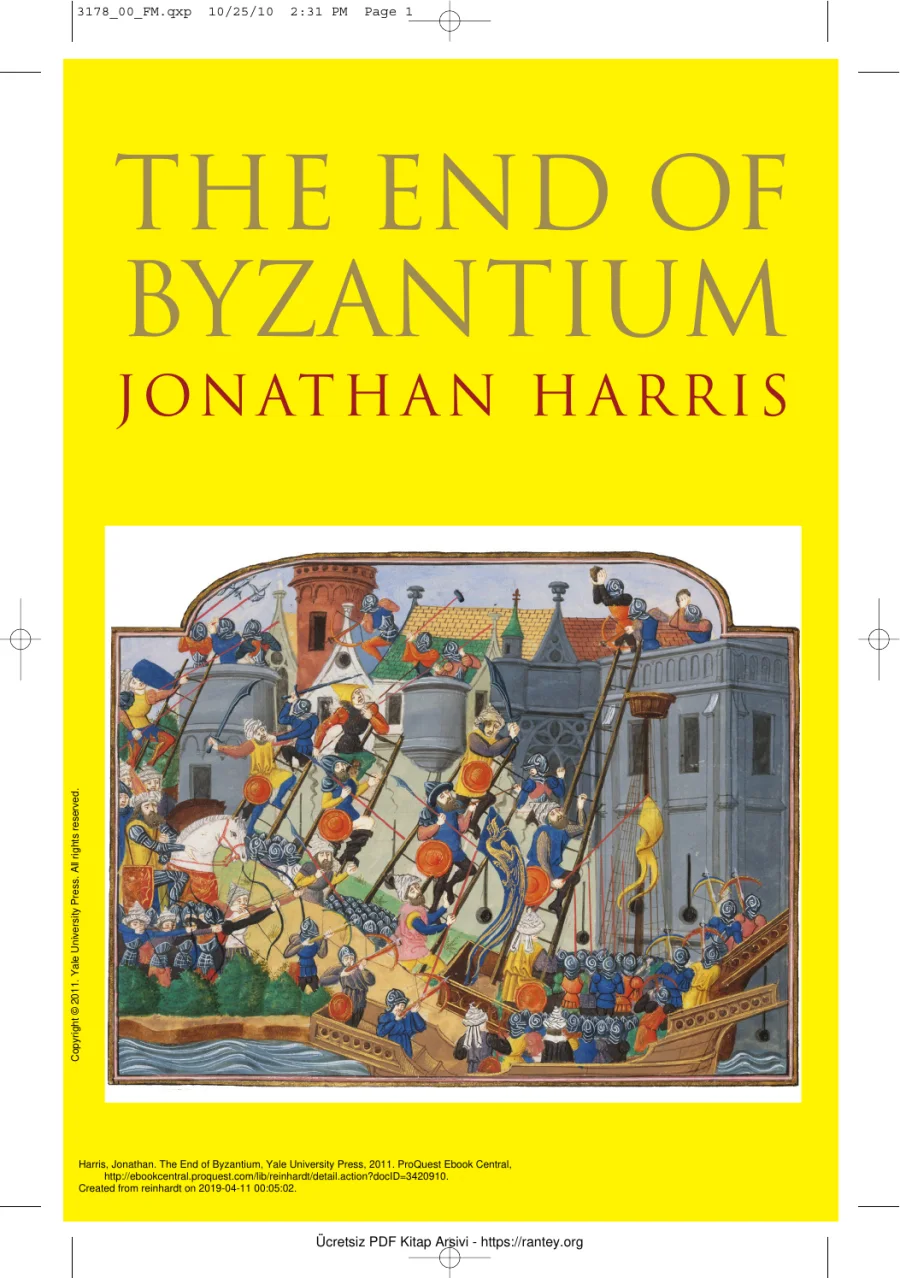 The End of Byzantium kapak görseli