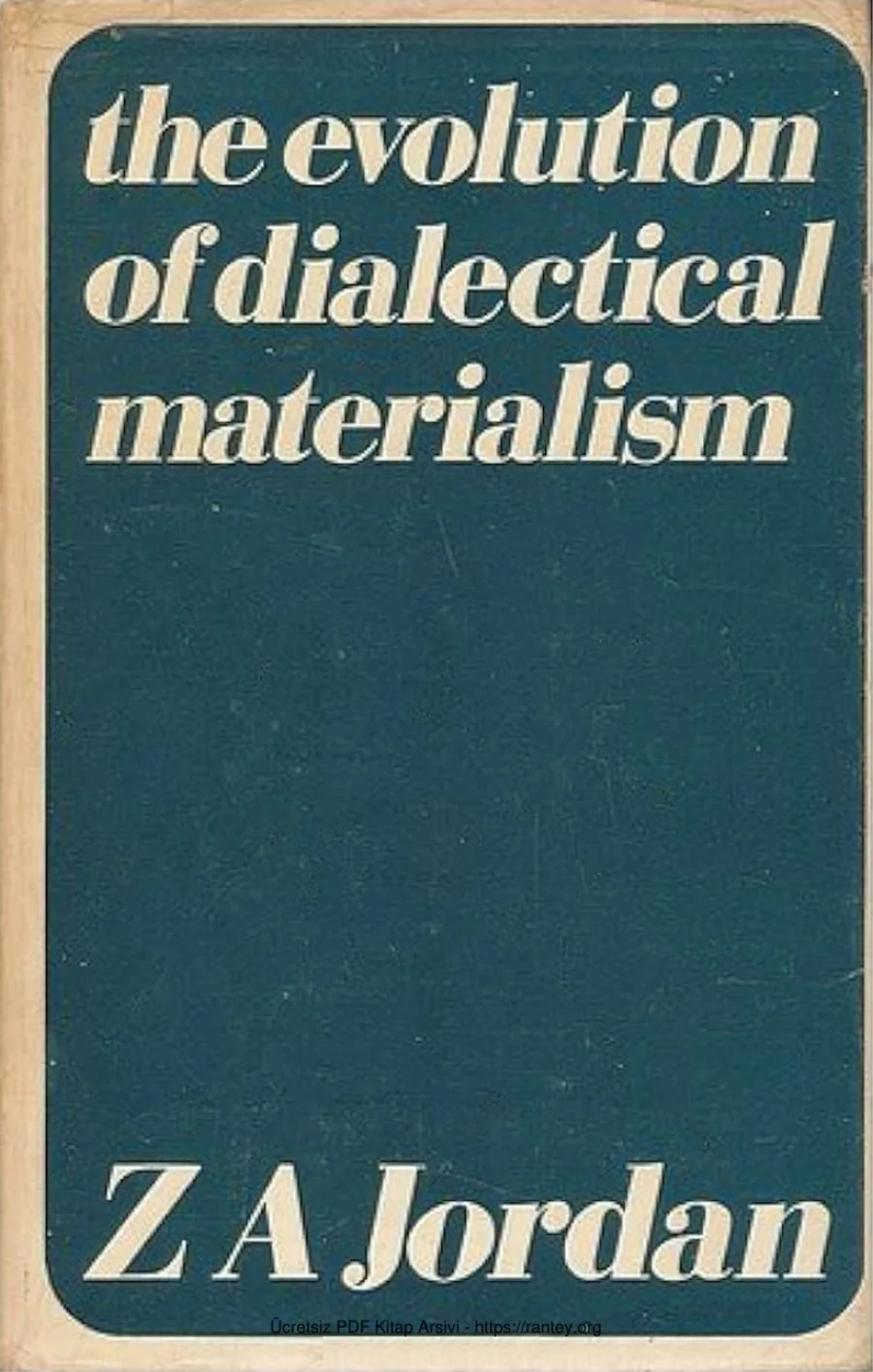 The Evolution of Dialectical Materialism kapak görseli