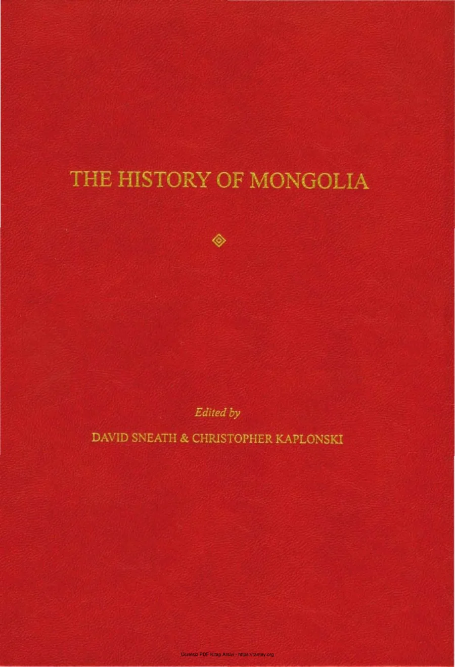 The History of Mongolia kapak görseli