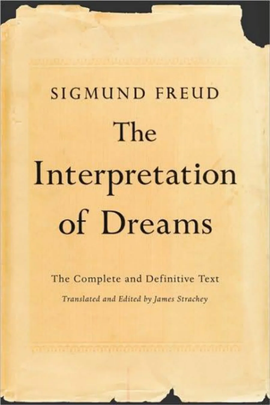 The Interpretation of Dreams kitap kapağı