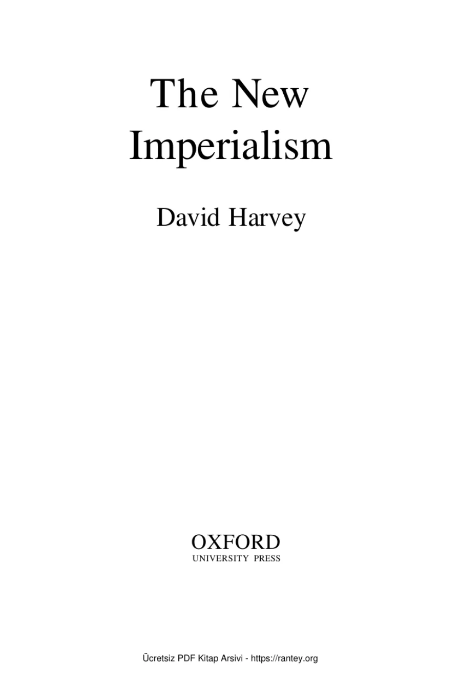 The New Imperialism kapak görseli