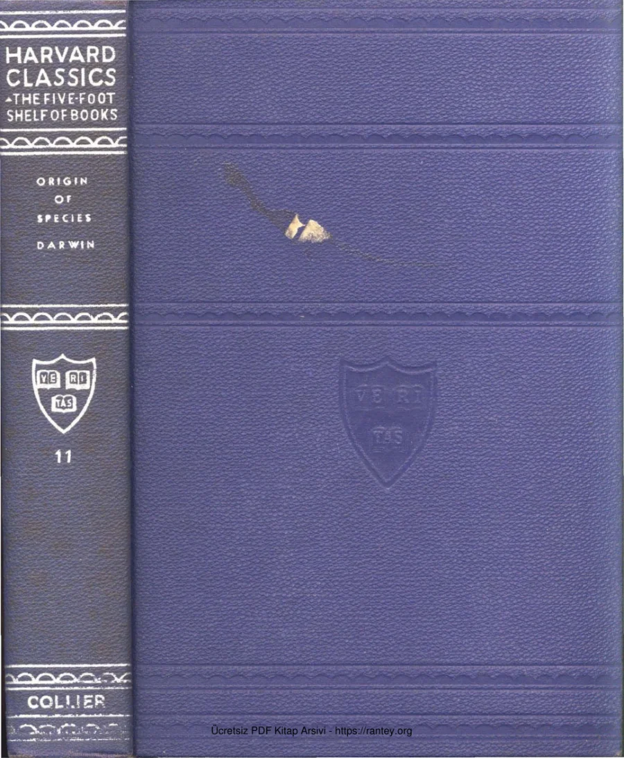 The Origin of Species P F Collier Son kapak görseli