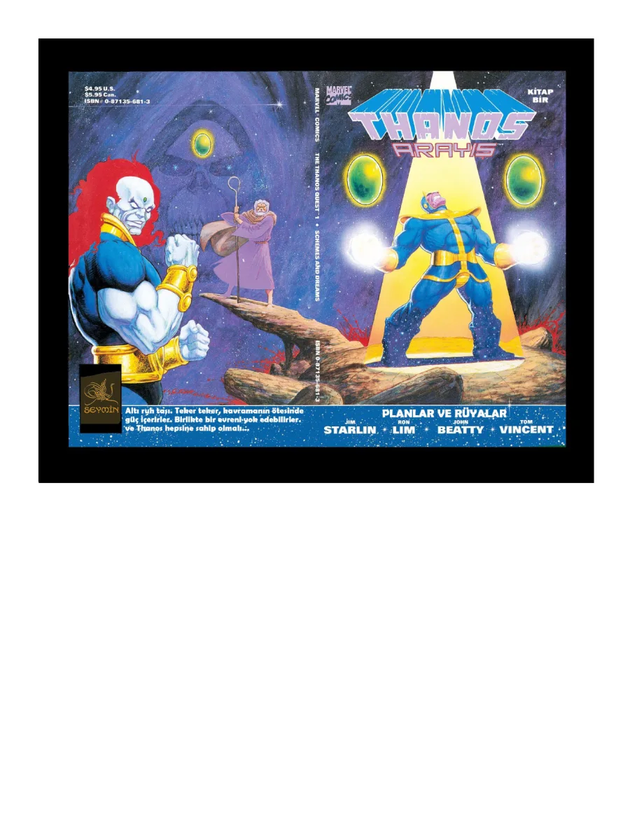 The Thanos Quest 1 kapak görseli