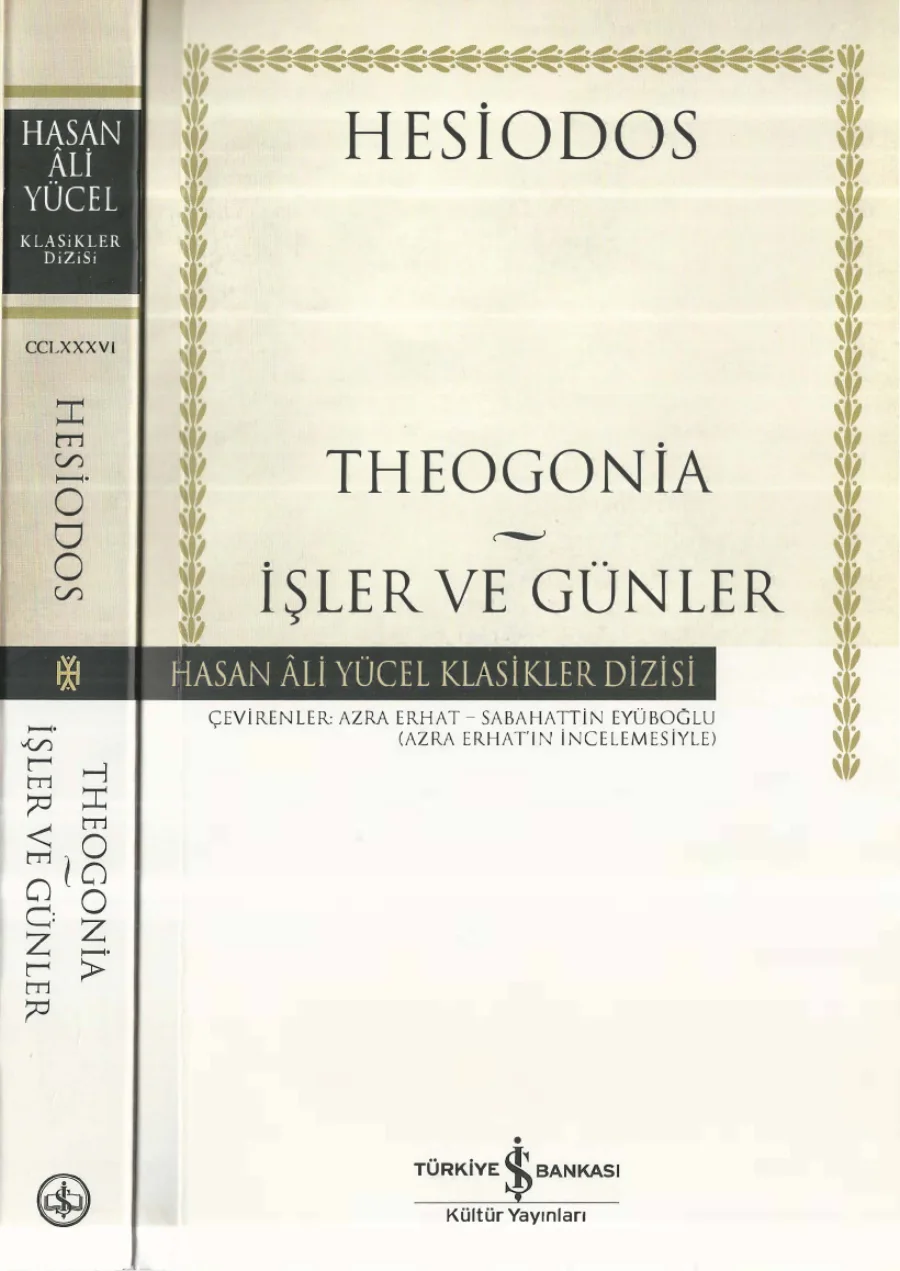 Theogonia - İşler ve Günler kapak görseli