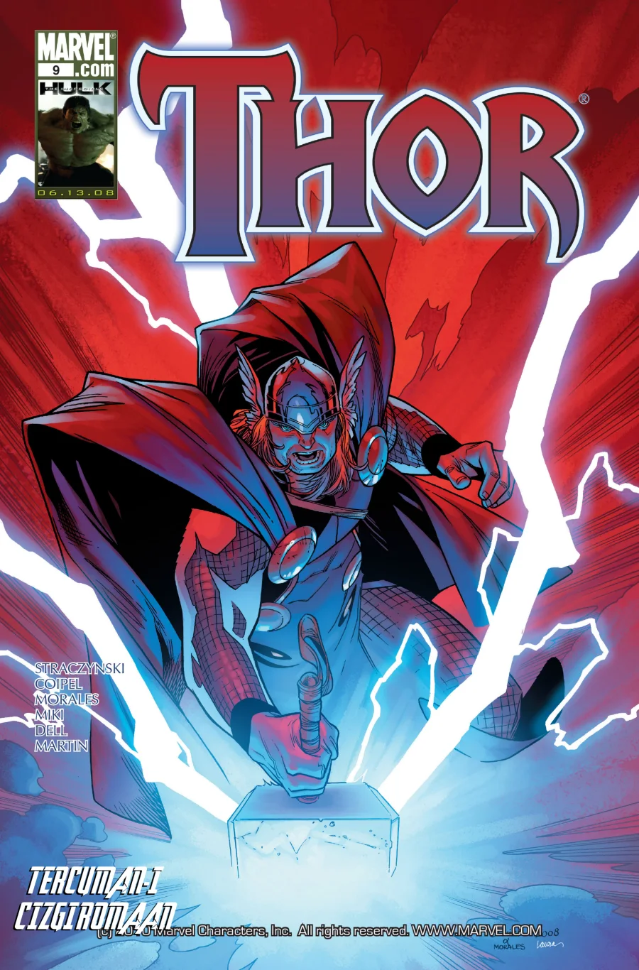Thor (2007) 9 kapak görseli