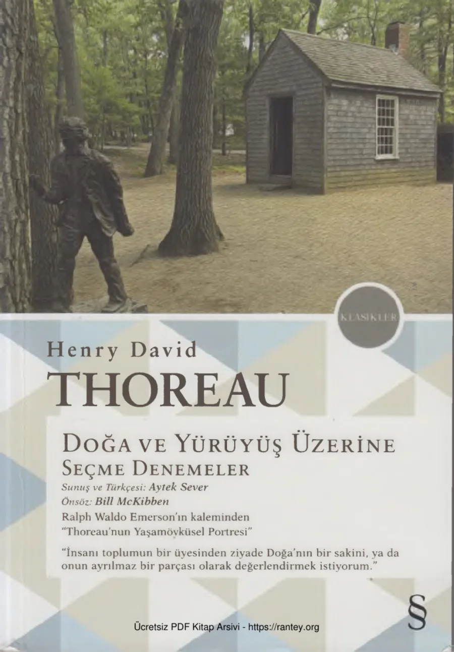 Thoreau Doğa ve Yürüyüş Üzerine Seçme Denemeler kapak görseli