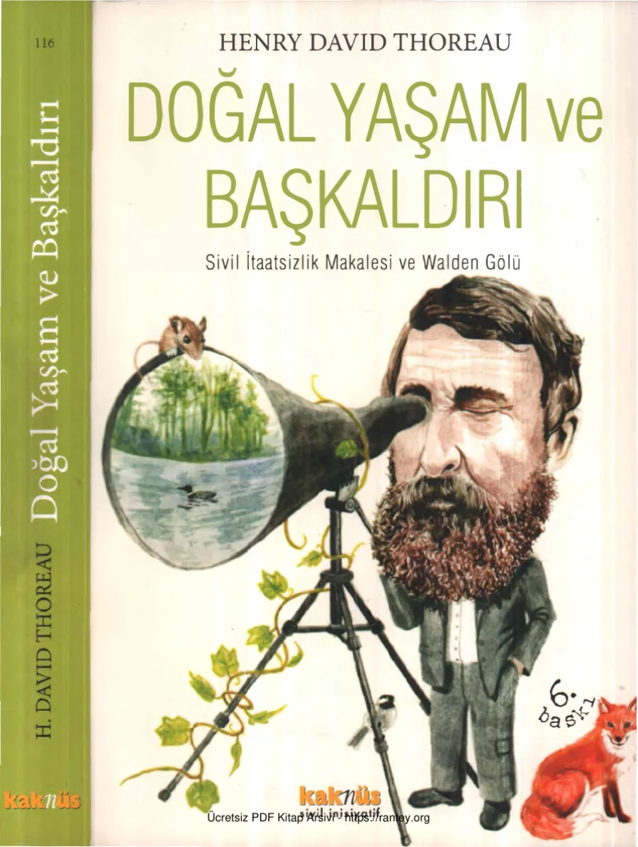 Thoreau Doğal Yaşam ve Başkaldırı kapak görseli
