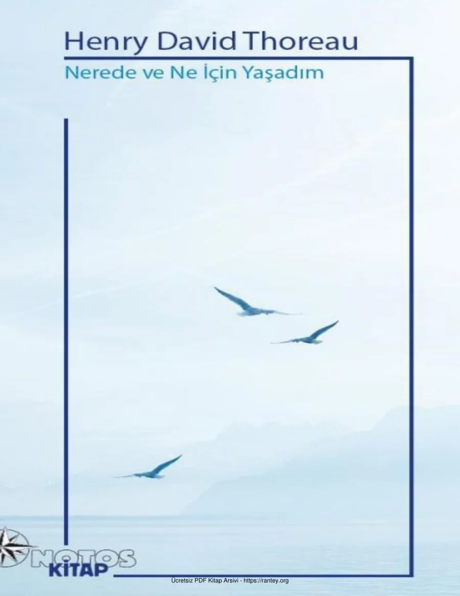 Thoreau Nerede ve Ne İçin Yaşadım kapak görseli