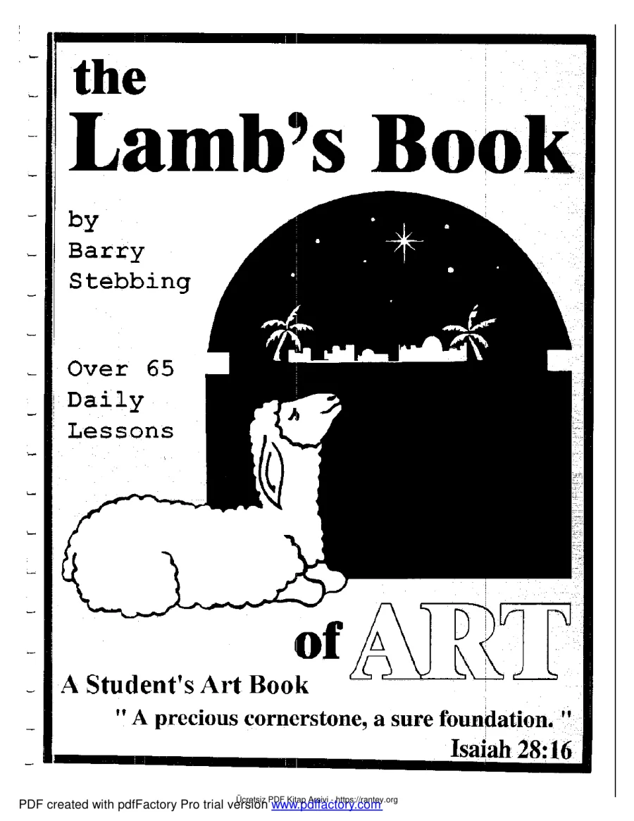 Thou Art The Lamb s Book of Art Ages 8 13 kapak görseli
