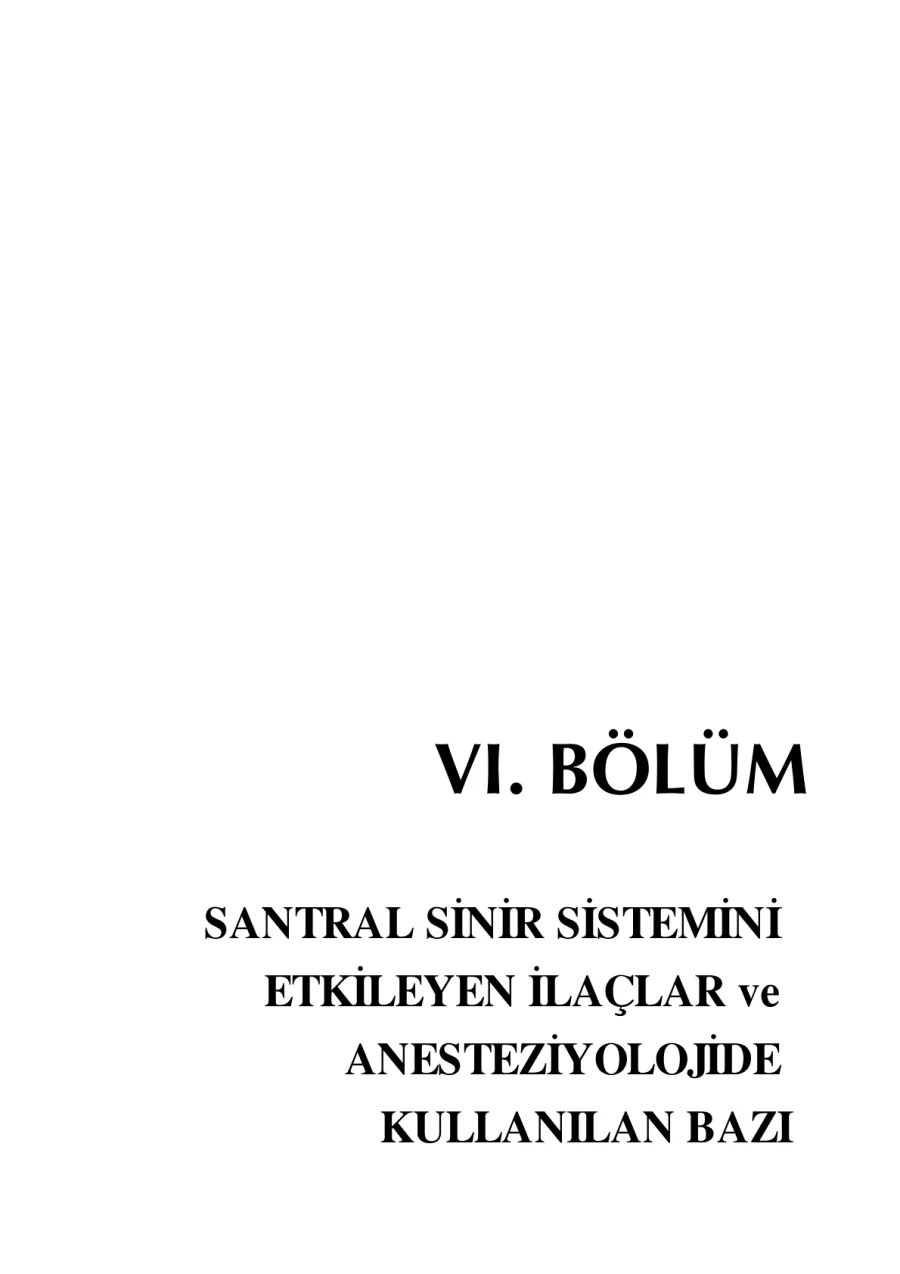 Tıbbi Farmakoloji: Santral Sinir Sistemi Farmakolojisi kapak görseli