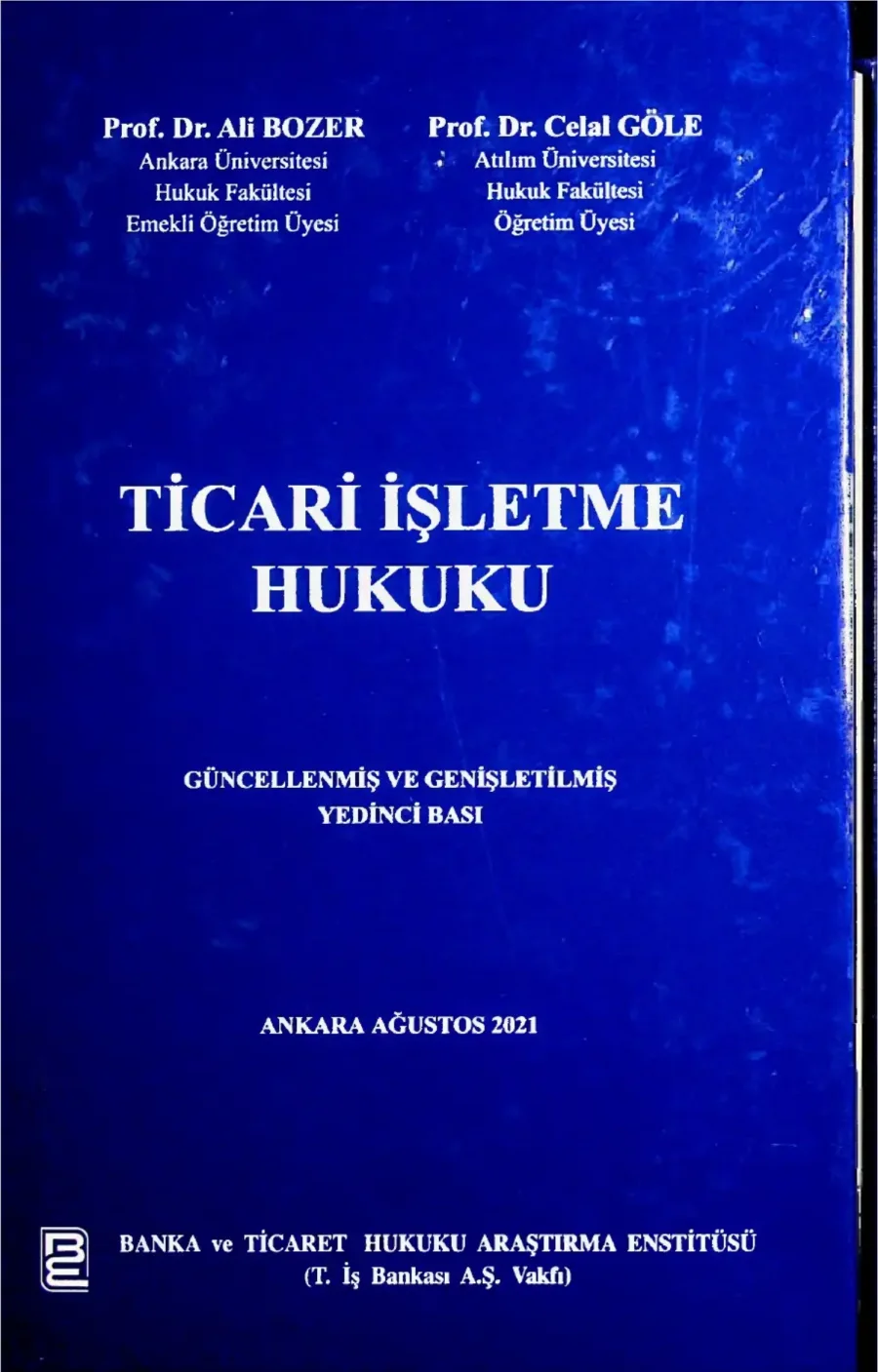 Ticari İşletme Hukuku kitap kapağı