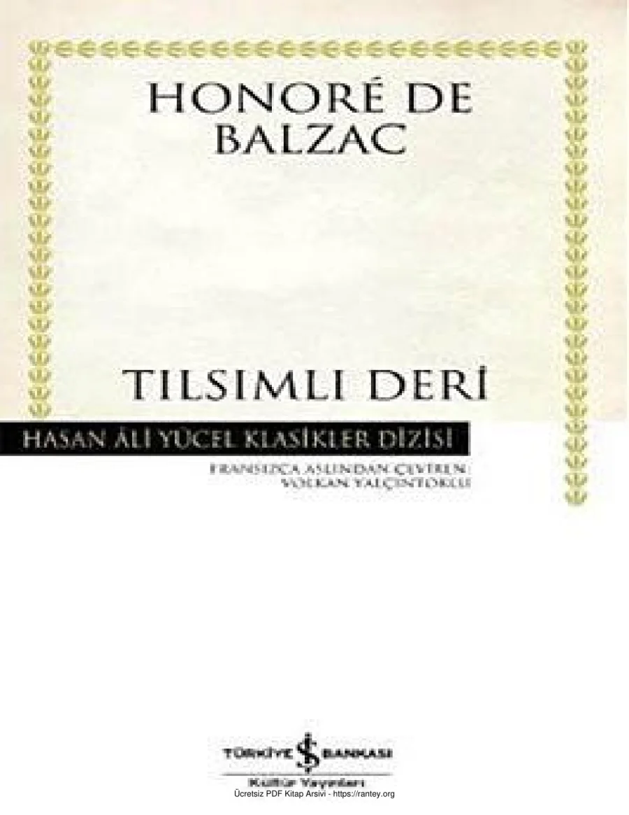 Tılsımlı Deri kapak görseli