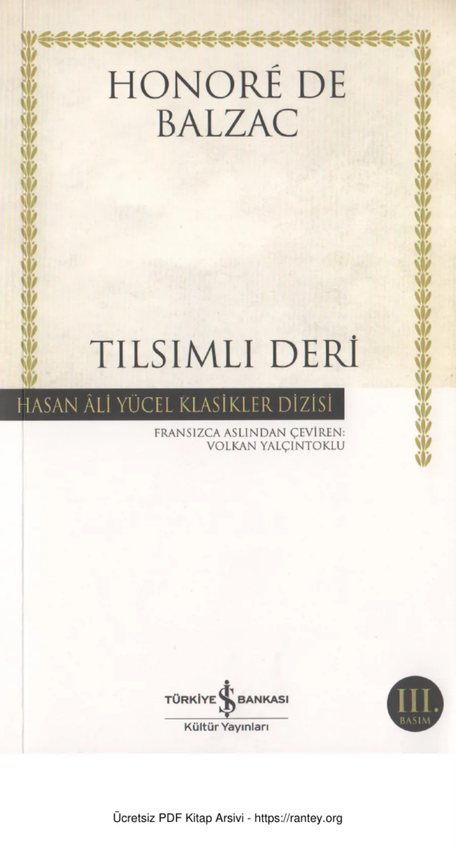 Tılsımlı Deri kapak görseli
