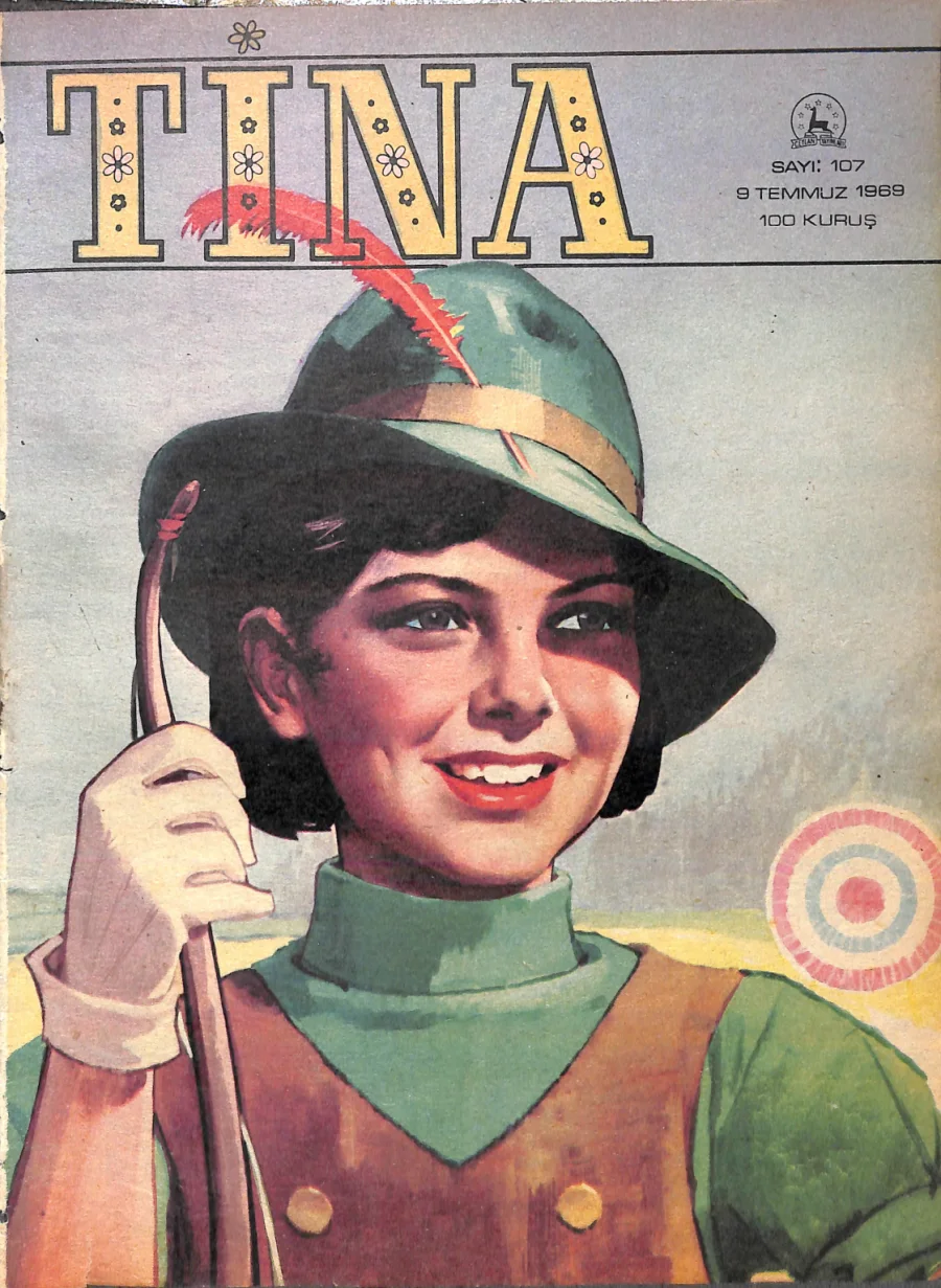 Tina Sayı 107 - 9 Temmuz 1969 kapak görseli