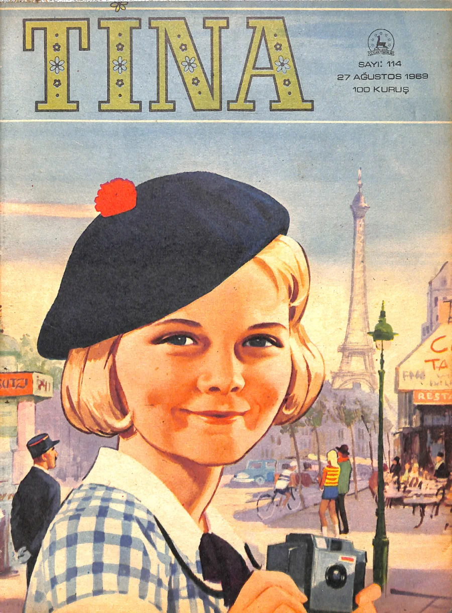 Tina Sayı 114 - 27 Agustos 1969 kapak görseli