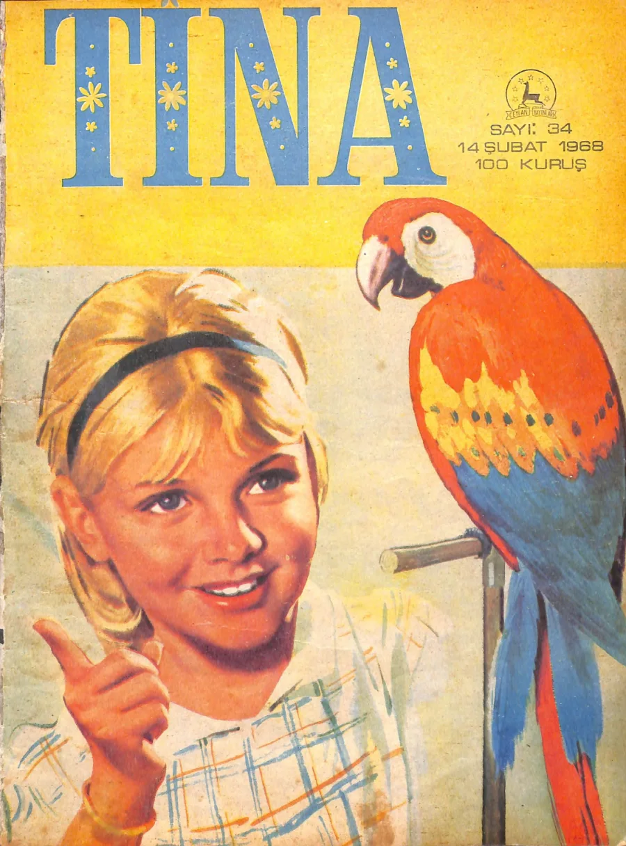 Tina Sayı 34 - 14 Şubat 1988 kapak görseli