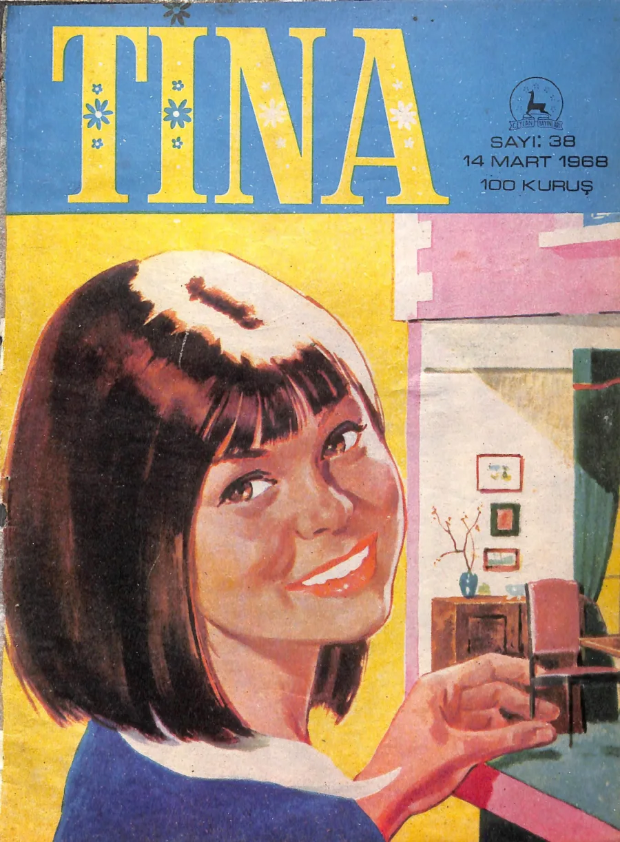 Tina Sayı 38 - 14 Mart 1968 kapak görseli
