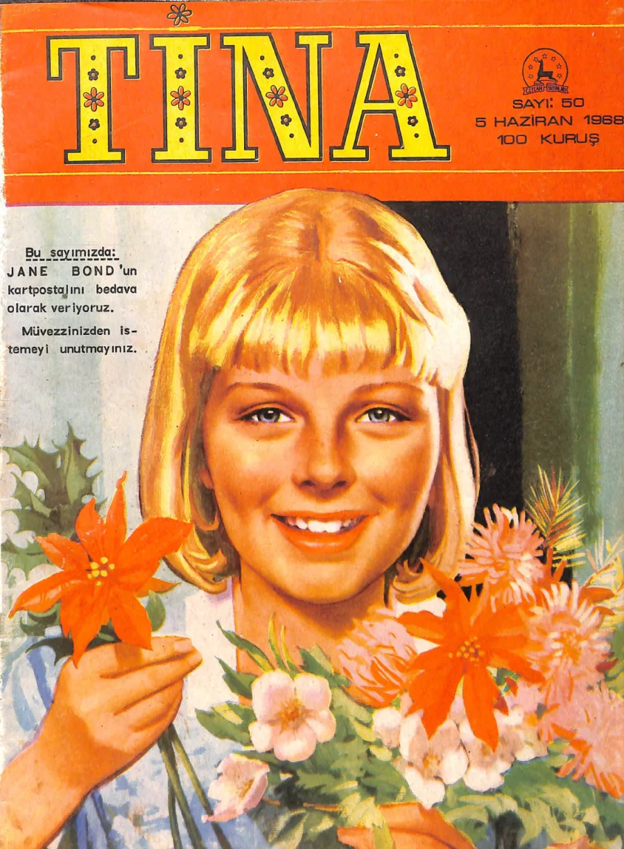 Tina Sayı 50 - 5 Nisan 1968 kapak görseli