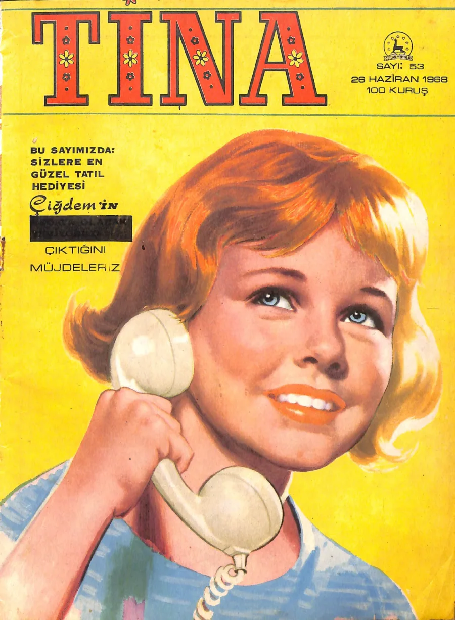 Tina Sayı 53 - 26 Haziran 1968 kapak görseli