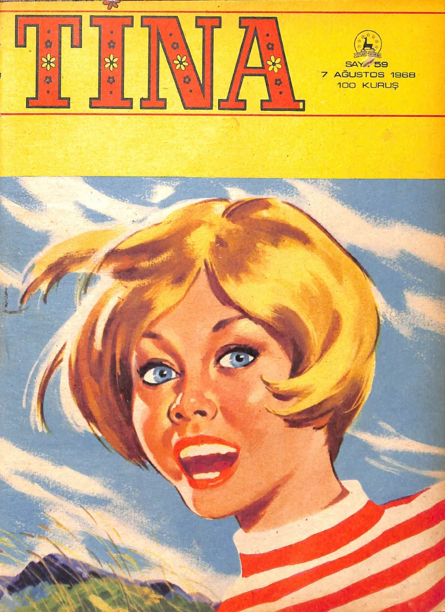 Tina Sayı 59 - 7 Agustos 1968 kapak görseli