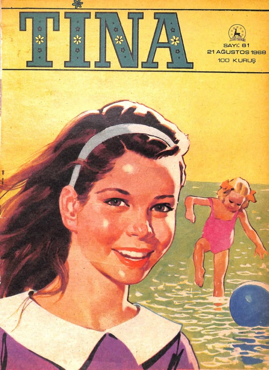 Tina Sayı 61 - 21 Agustos 1968 kapak görseli