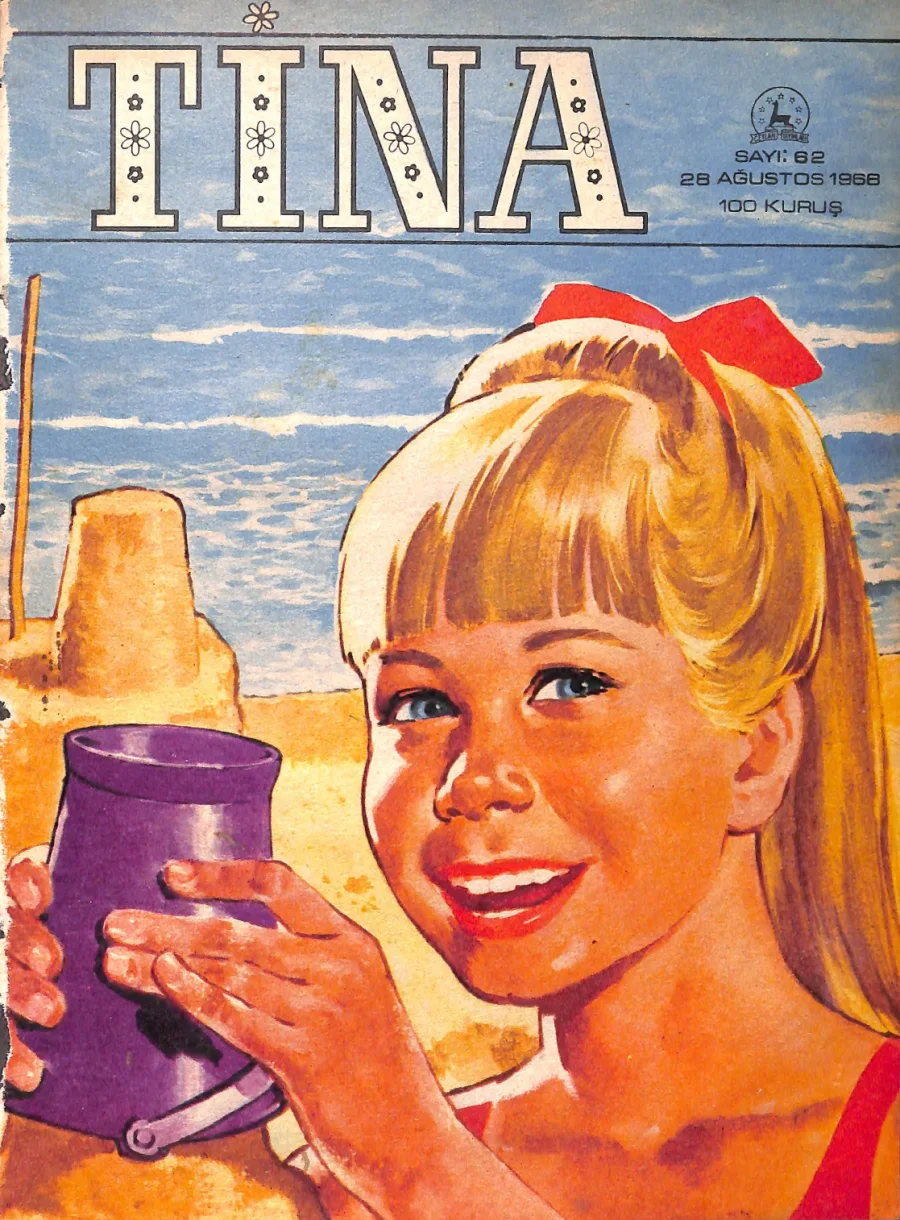 Tina Sayı 62 - 28 Agustos1968 kapak görseli