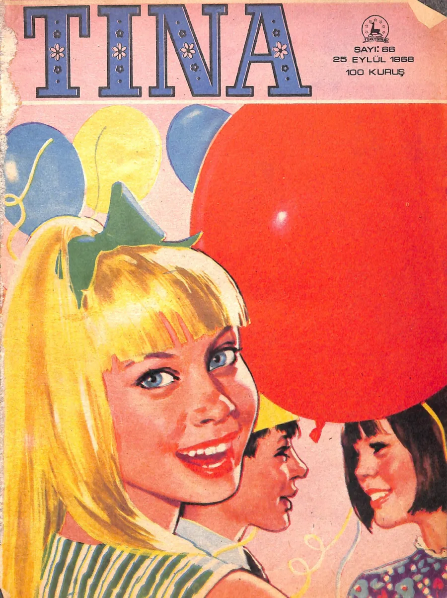 Tina Sayı 66 - 25 Eylül 1968 kapak görseli
