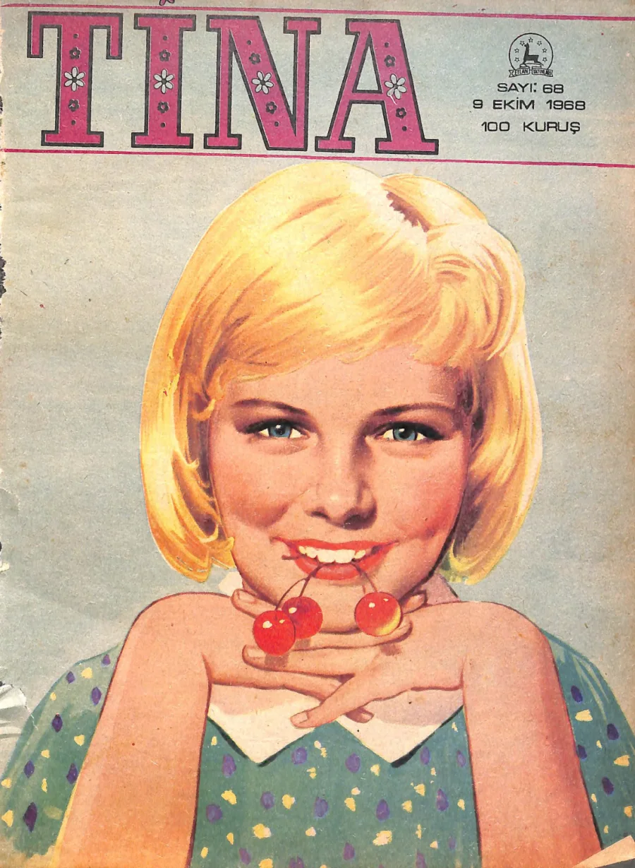 Tina Sayı 68 - 9 Ekim 1968 kapak görseli