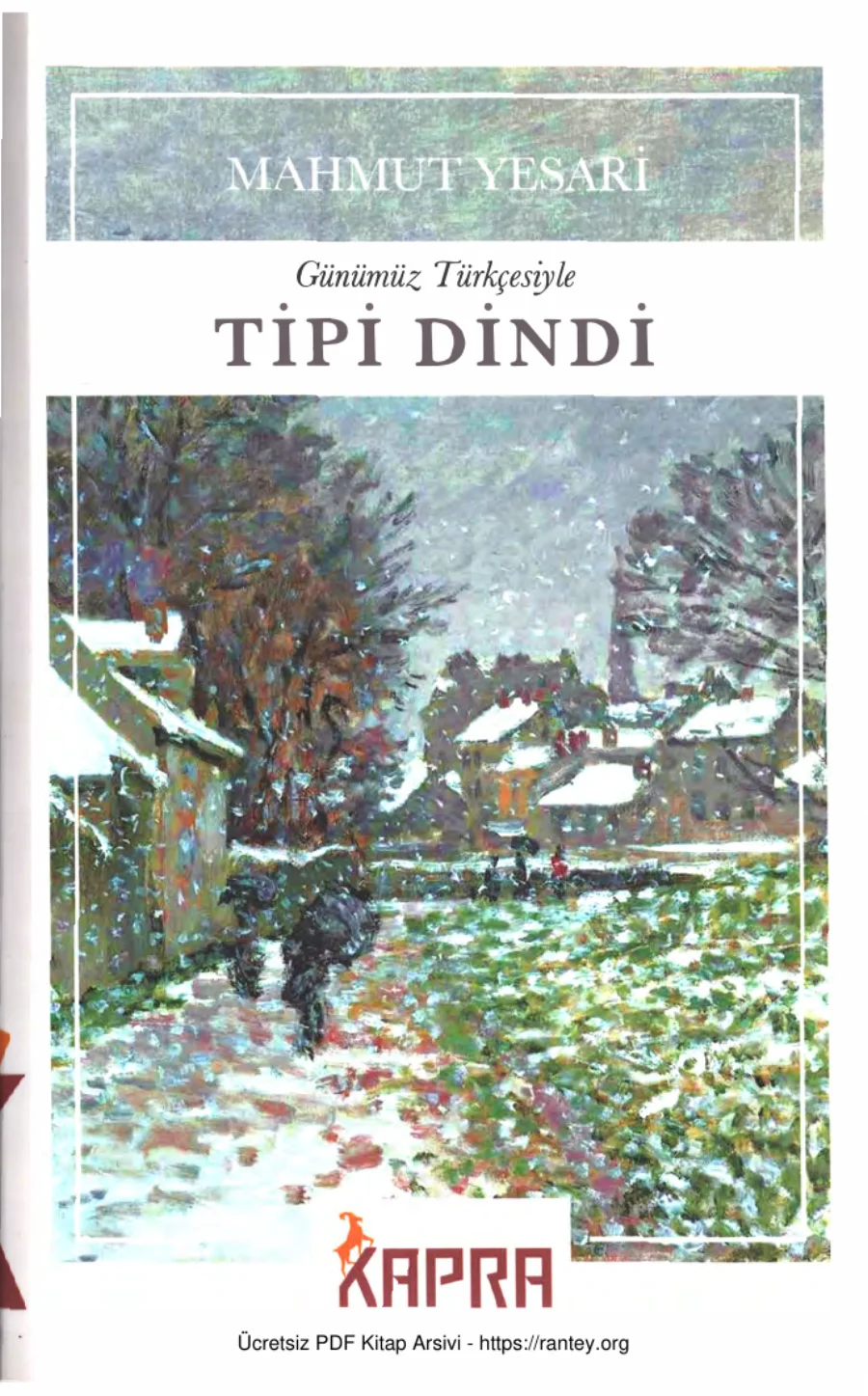 Tipi Dindi Kapra Yayınları kapak görseli