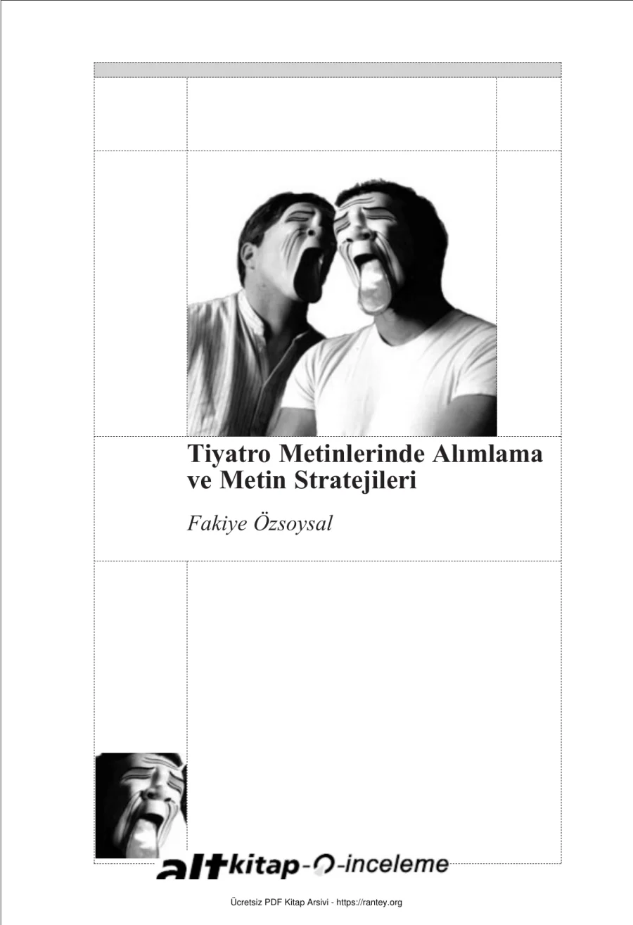 Tiyatro Metinlerinde Alımlama Ve Metin Stratejileri kapak görseli