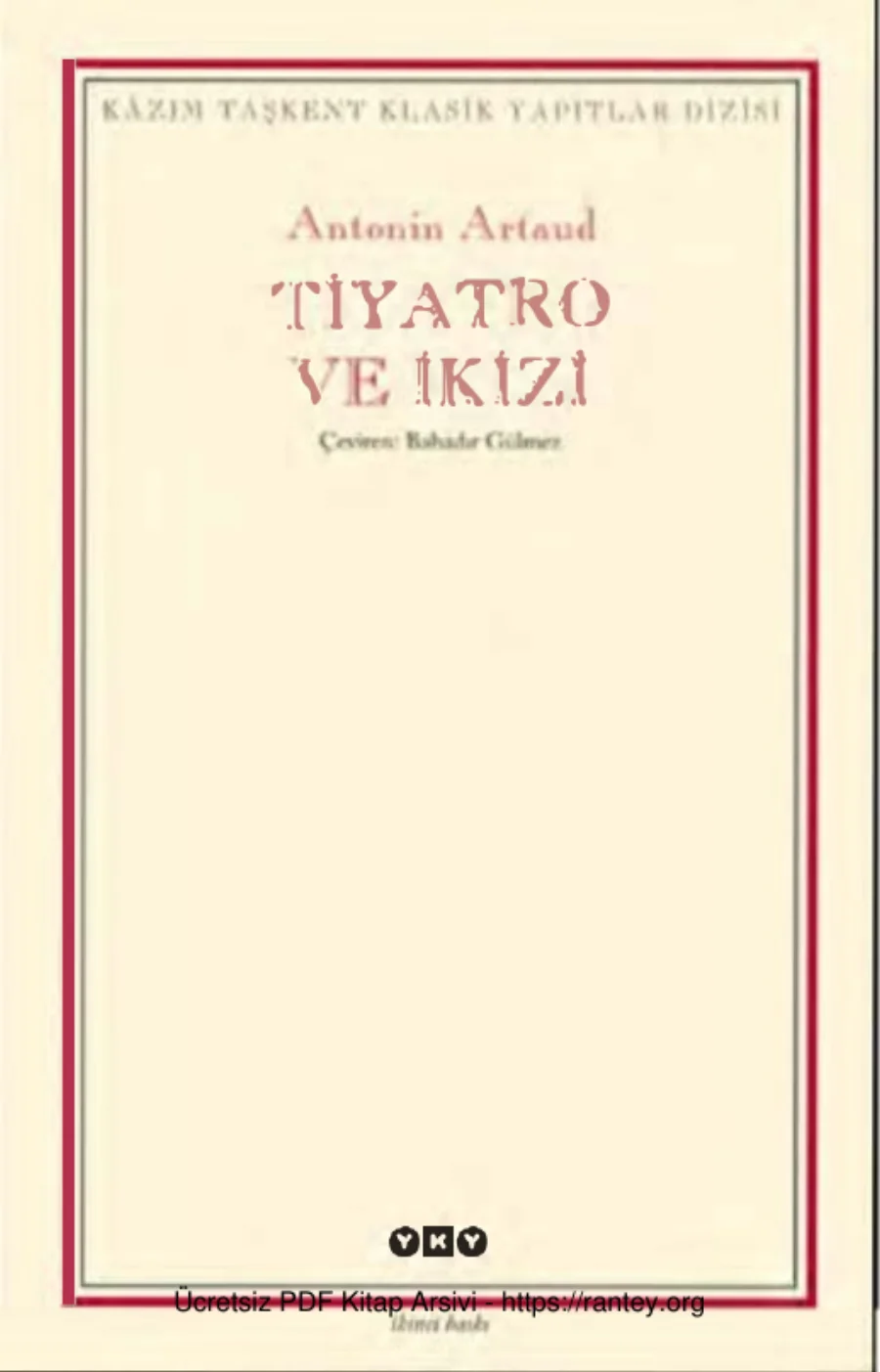 Tiyatro ve İkizi kapak görseli