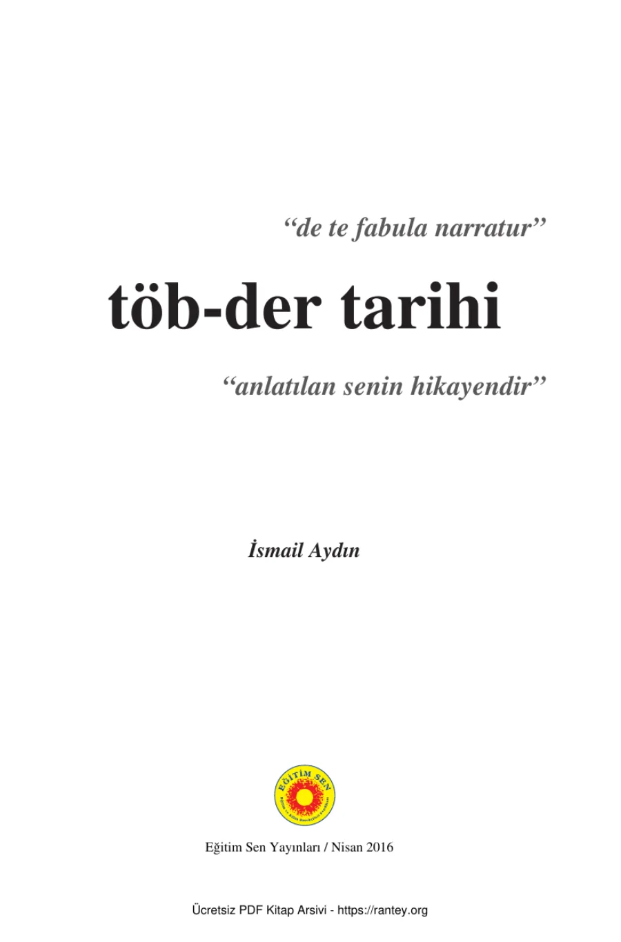 Töb Der Tarihi Eğitim kapak görseli