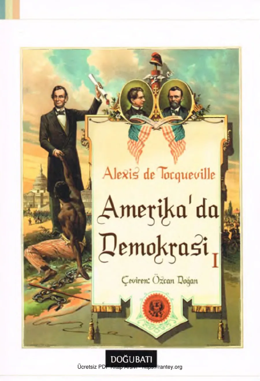 Tocquoville Amerikada Demokrasi 1 kapak görseli