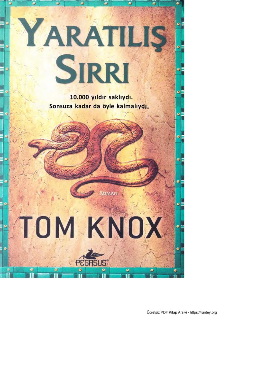 Tom Knox kapak görseli