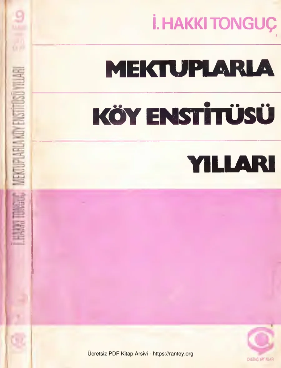 Tonguç Mektuplarla Köy Enstitüsü Yılları Çağdaş Yayınları kapak görseli