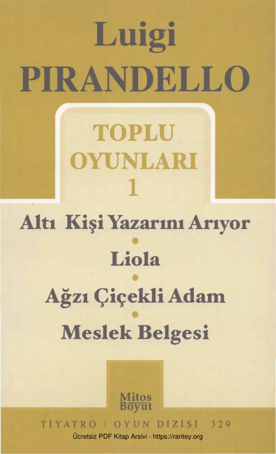 Toplu Oyunları I Mitos Yayınları kapak görseli