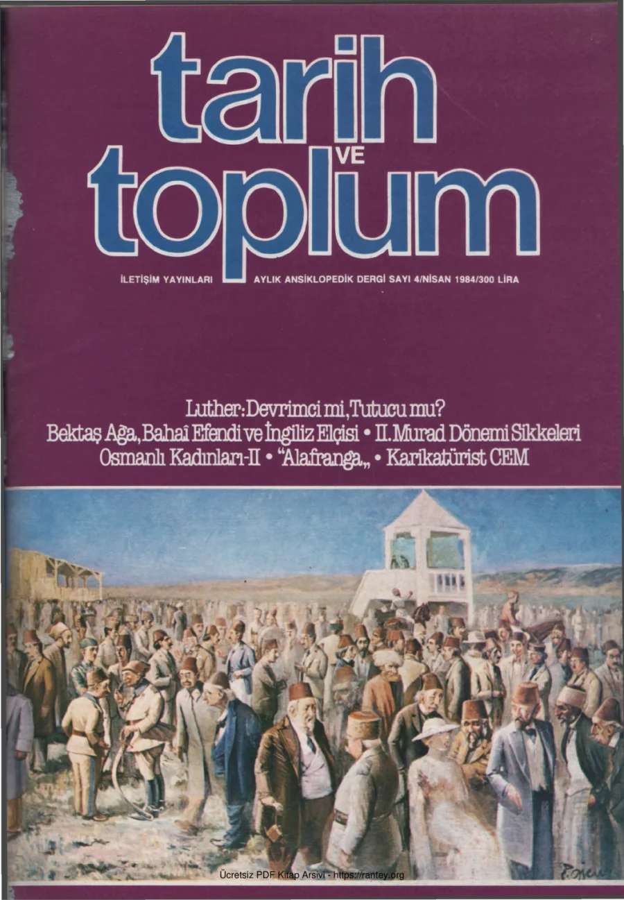 Toplum Sayı 04 Nisan 1984 kapak görseli