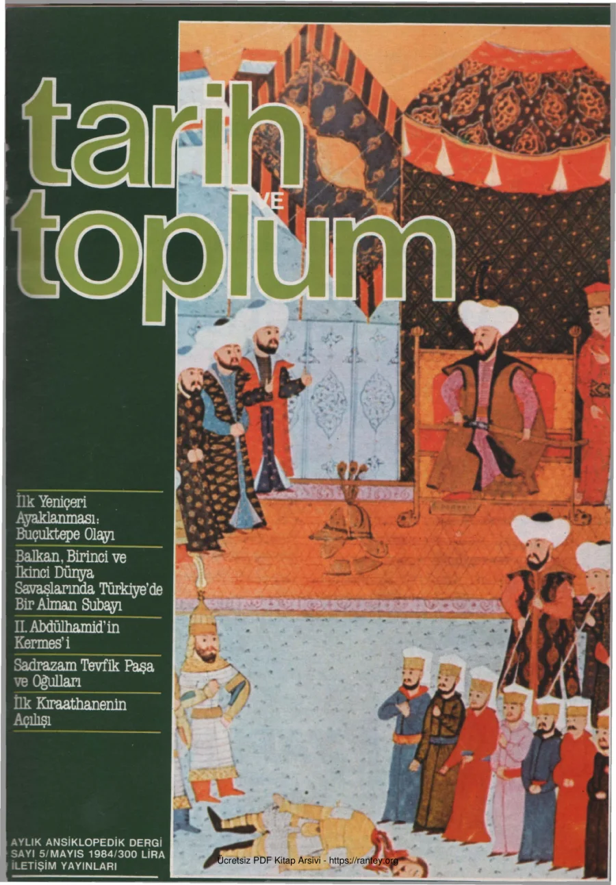 Toplum Sayı 05 Mayıs 1984 kapak görseli